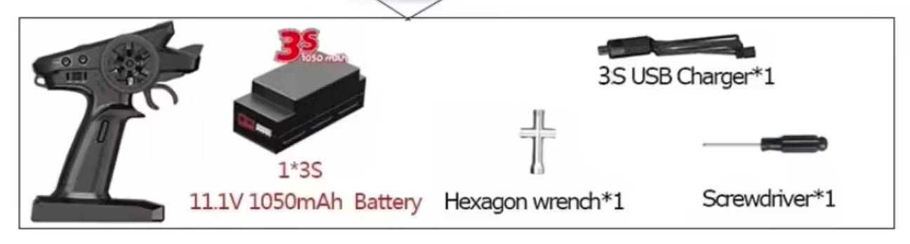 MJX Hyper Go 16207 RC Car 1:16 Off Road Brushless Truggy 3S INCLUDED - UK