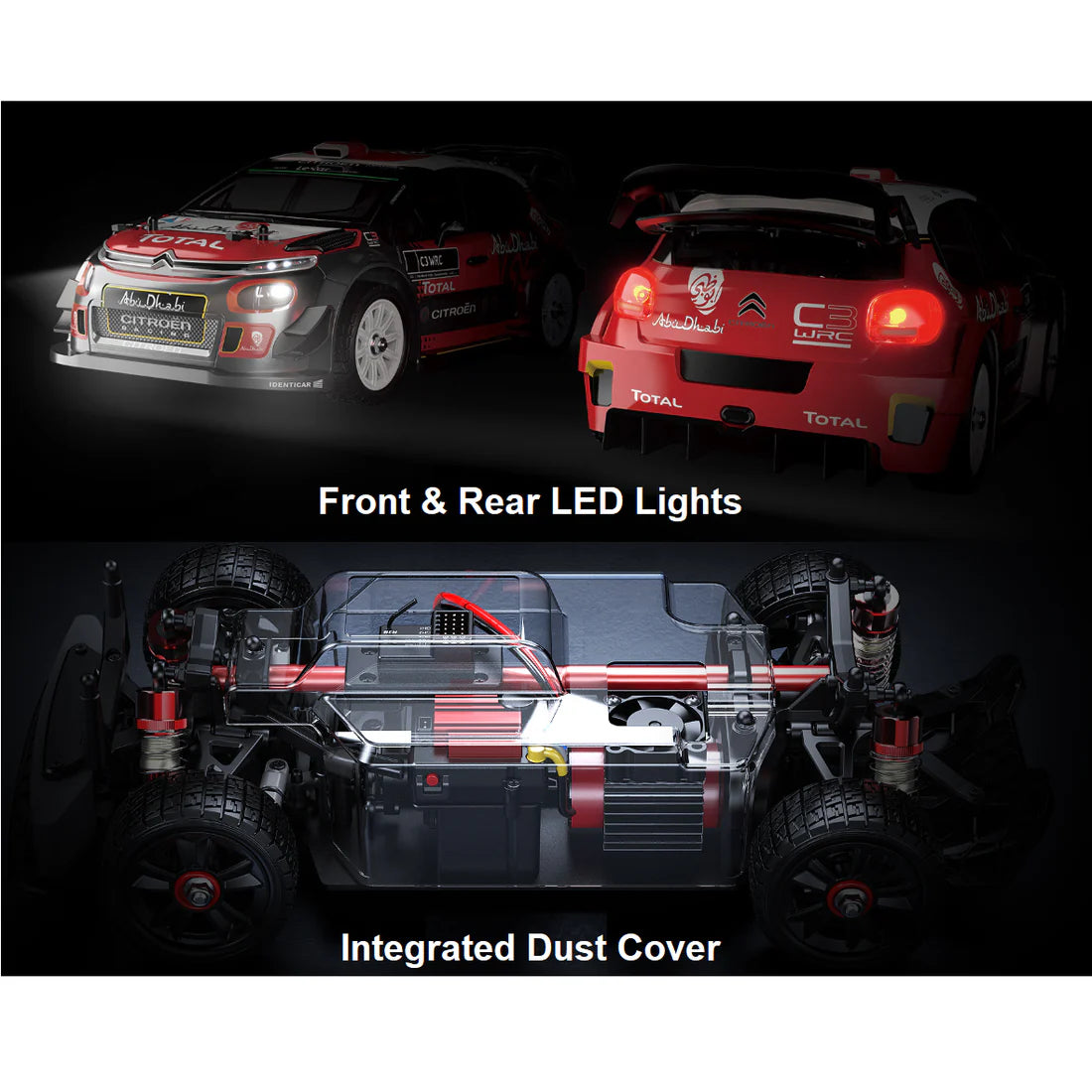 MJX Hyper Go 14303 RC Rally Car Drift 1:14 Brushless Gyro 2S/3S ready