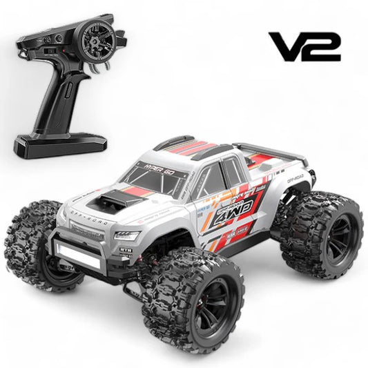MJX Hyper Go 10208 *V2* 4S Capable Brushless 1:10 Scale Truck (White)