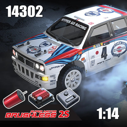 MJX Hyper Go 14302 RC Rally Car Drift 1:14 Brushless Gyro 2S/3S ready