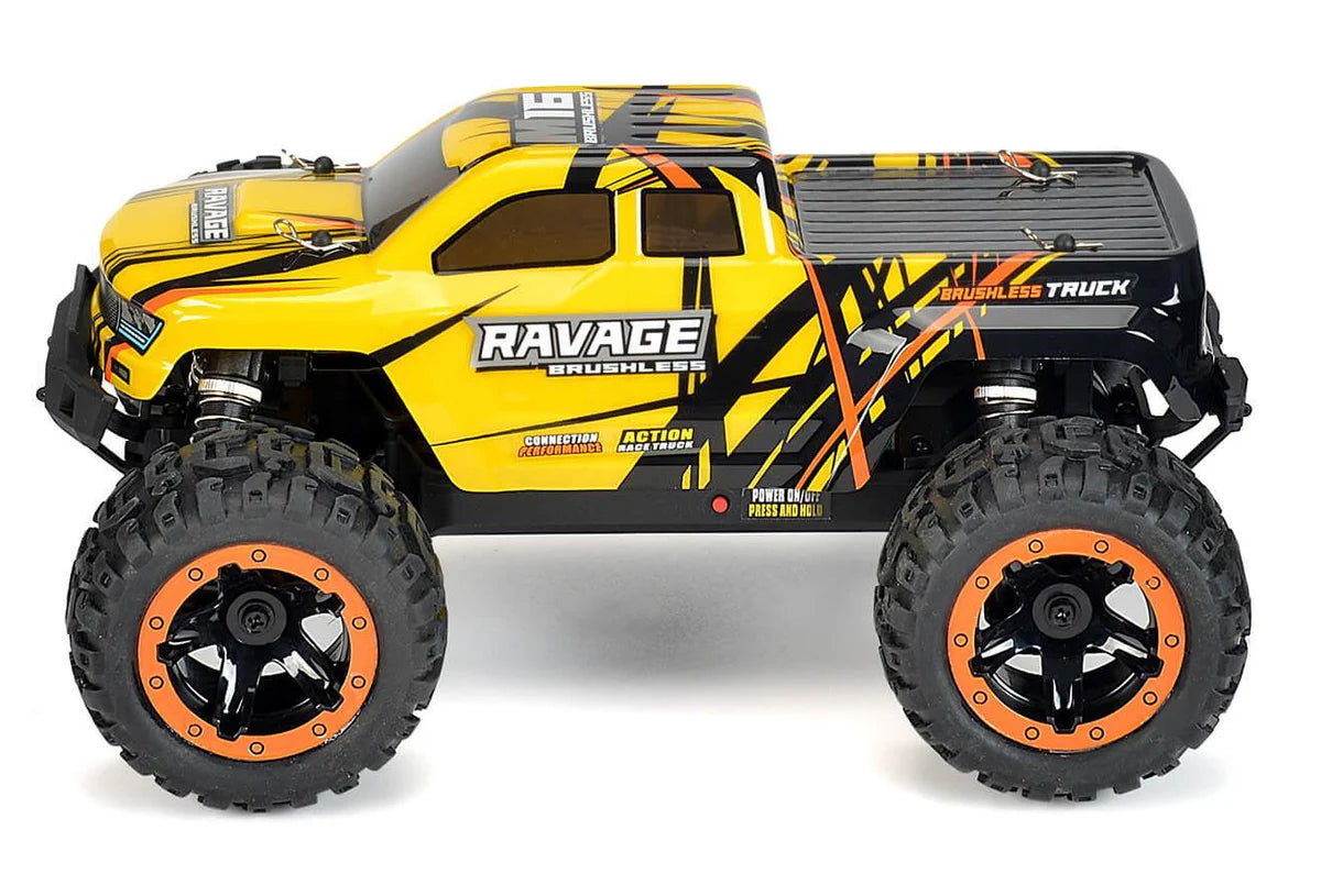 HBX 16889A Pro – 1:16 Brushless 4WD RC Monster Truck - UK Stock