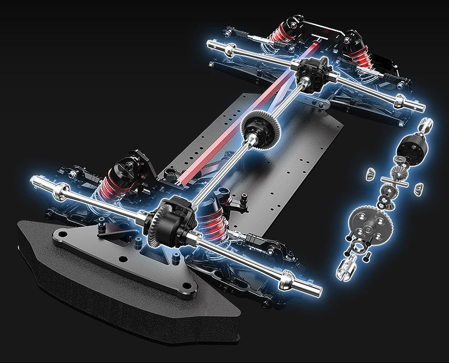 MJX Hyper Go 7304 VW Polo 1:7 Drift/Rally RC Car – Brushless 4WD, 4S - UK Stock