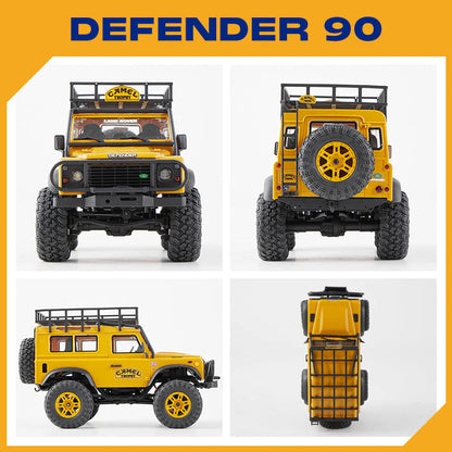 FMS FCX24M Land Rover Defender D90 RC Crawler - side view