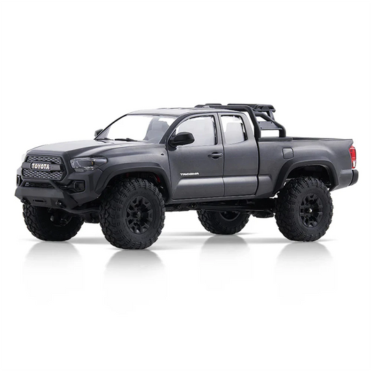 FMS FCX24m 1:24 Toyota Tacoma RTR RC crawler in red, front three-quarter studio shot