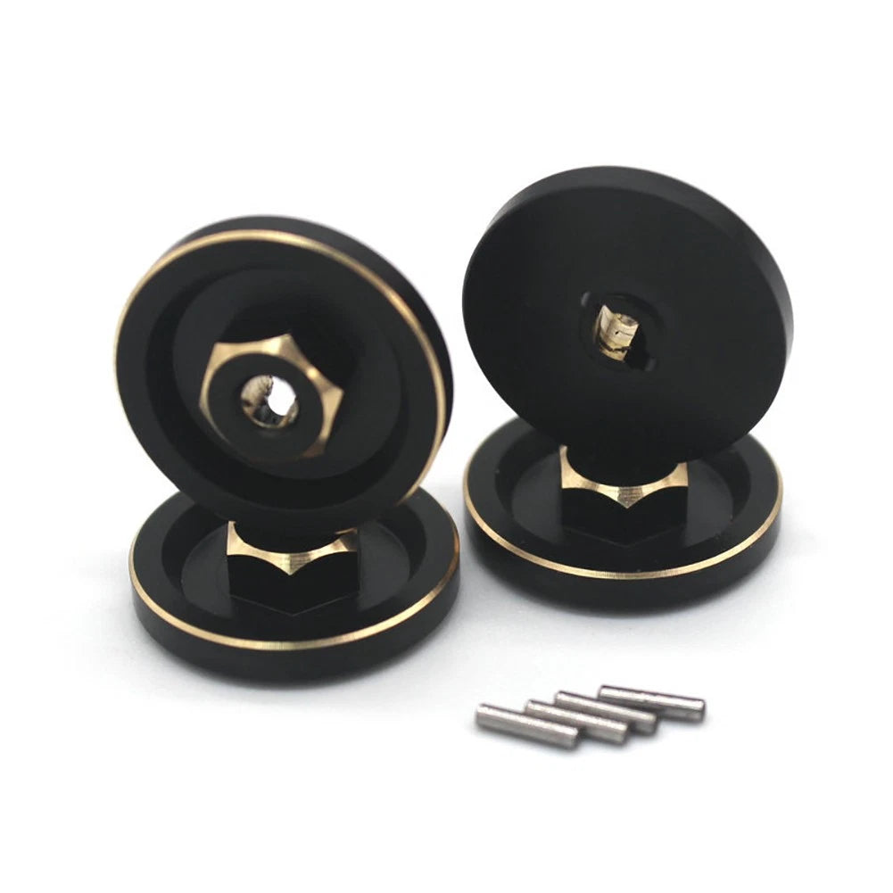 FCX24m brass wheel weights kit for FMS 1:24 RC Crawler