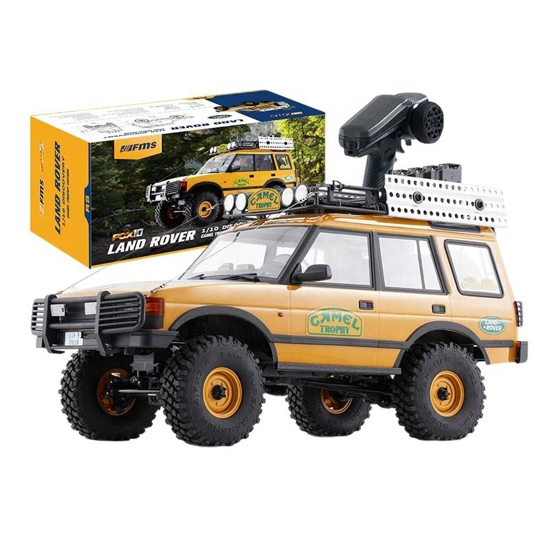 FMS FCX10 Land Rover Discovery RC Crawler with retail box and MG6 transmitter