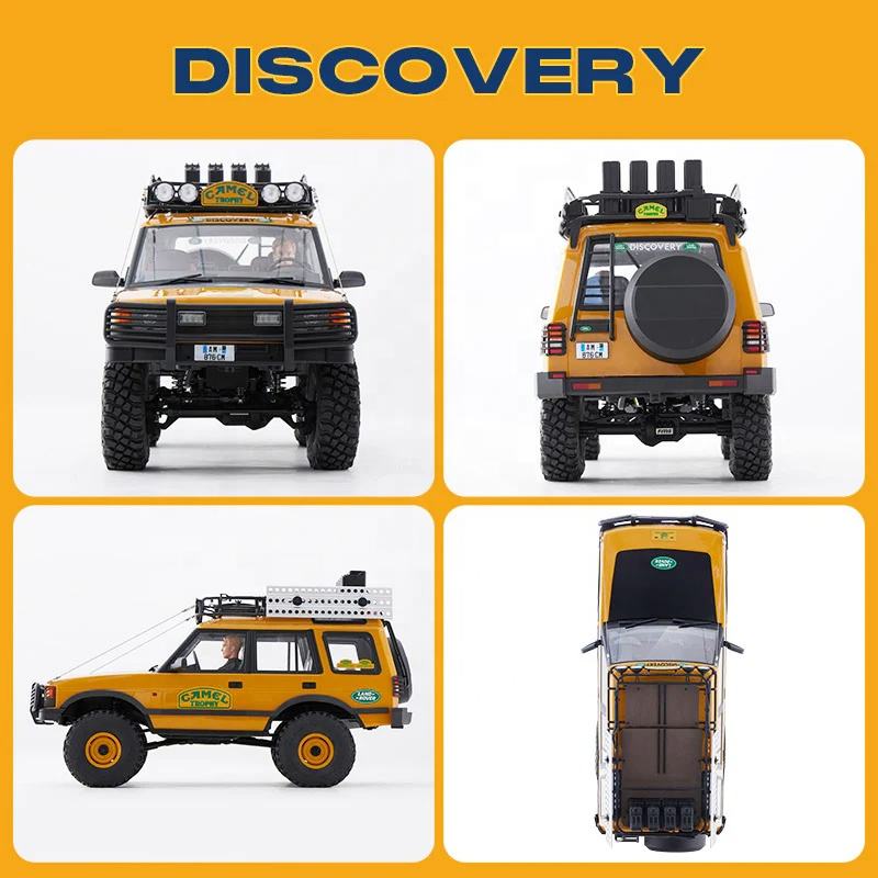 FMS FCX10 Land Rover Discovery RC Crawler - front, rear, side and top views