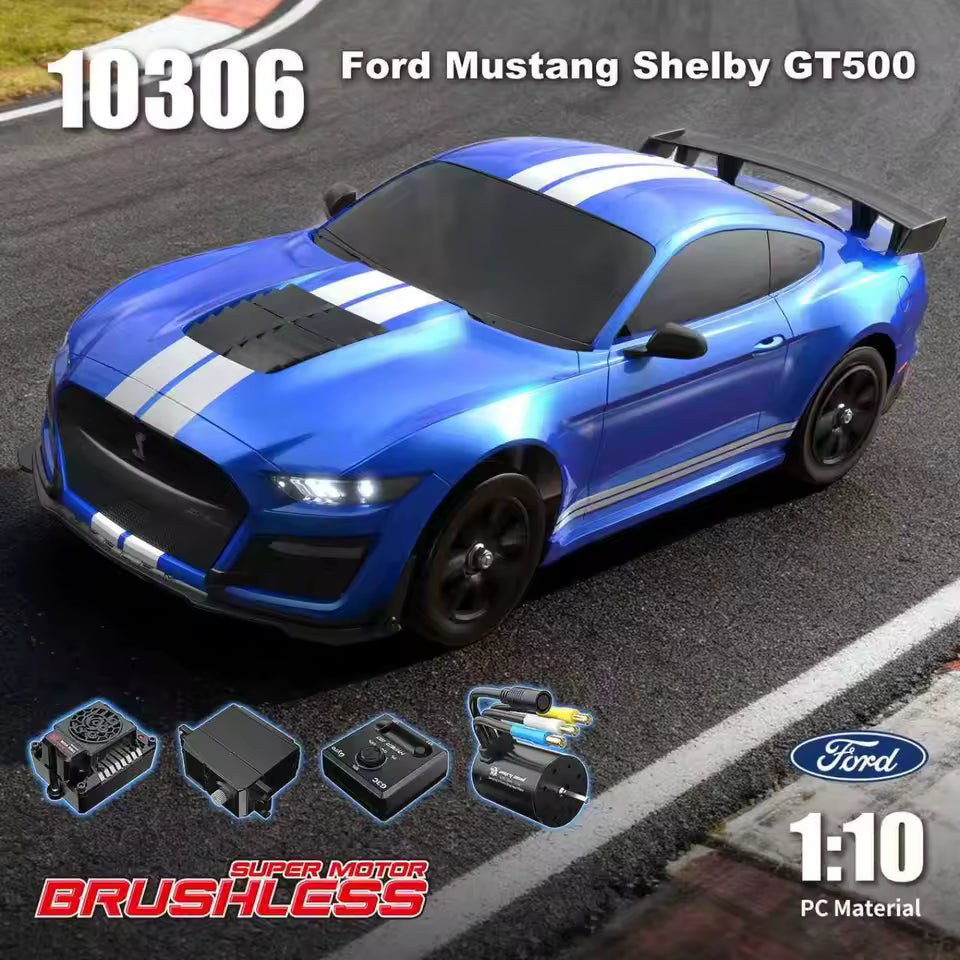 MJX Hyper Go 10306 Ford Mustang Shelby GT500 1:10 Drift Car - UK Stock – Brushless 2/3S