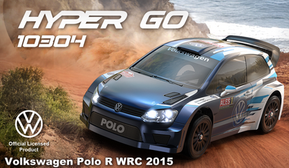 MJX Hyper Go 10304 VW Polo 1:10 Drift/Rally RC Car - UK Stock – Inc. Battery, 2/3S
