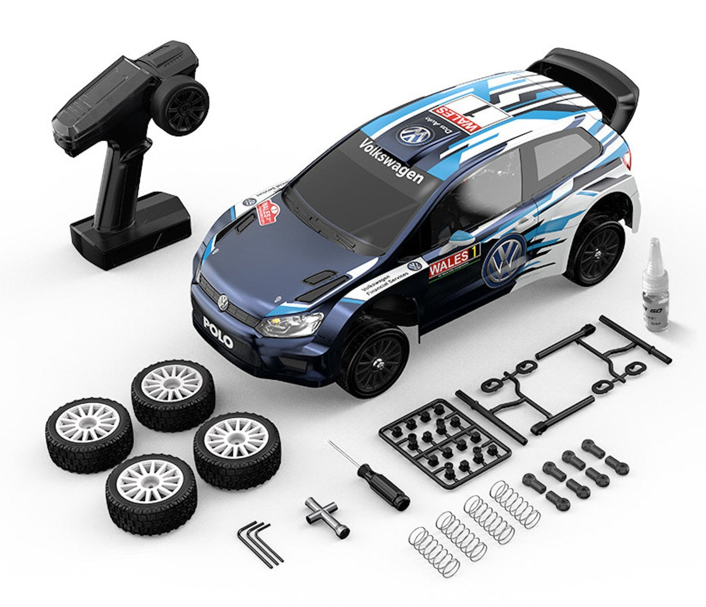 MJX Hyper Go 10304 VW Polo 1:10 Drift/Rally RC Car - UK Stock – 2/3S