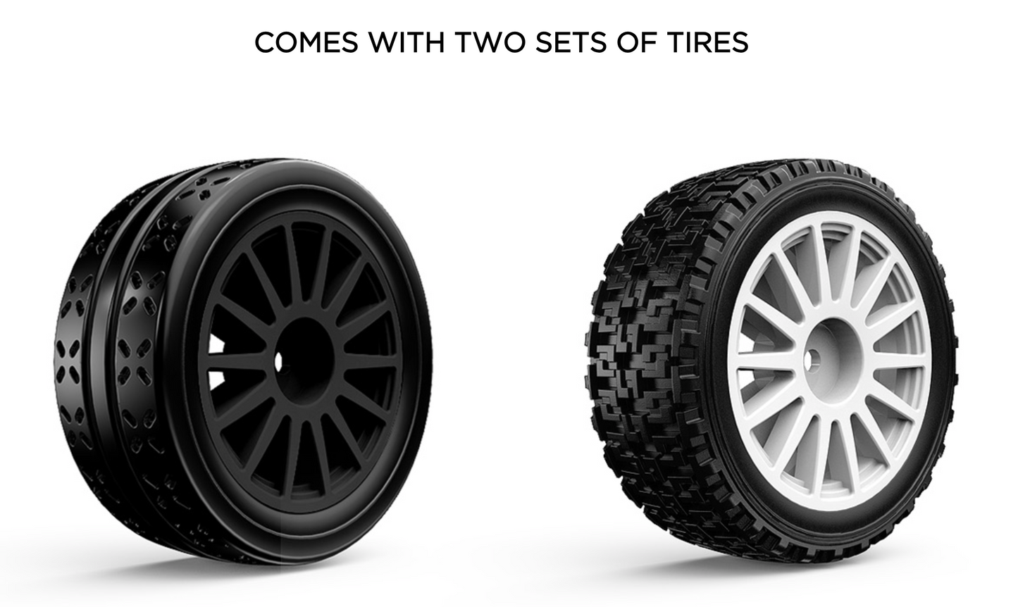 MJX Hyper Go 10304 VW Polo 1:10 Drift/Rally RC Car - UK Stock – Inc. Battery, 2/3S