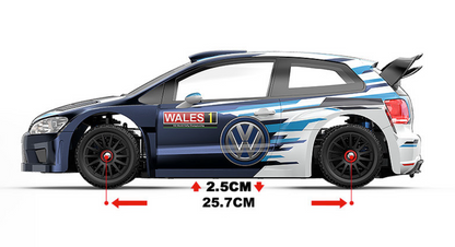 MJX Hyper Go 10304 VW Polo 1:10 Drift/Rally RC Car - UK Stock – Inc. Battery, 2/3S