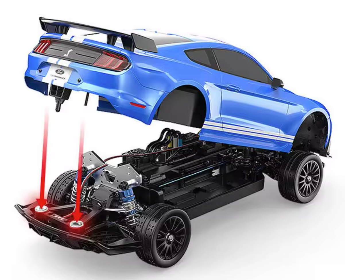 MJX Hyper Go 10306 Ford Mustang Shelby GT500 1:10 Drift Car - UK Stock – Brushless 2/3S