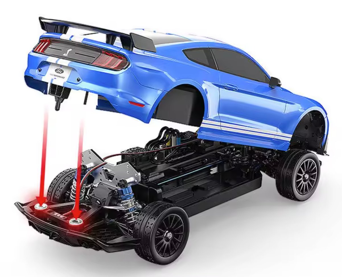 MJX Hyper Go 10306 Ford Mustang GT500 RC drift car - feature detail 12
