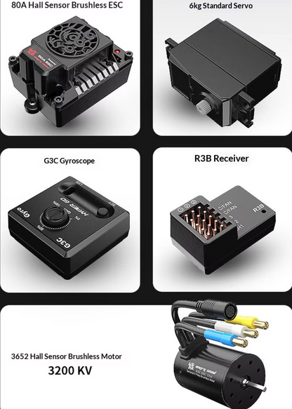 MJX Hyper Go 10306 Ford Mustang Shelby GT500 1:10 Drift Car - UK Stock – Brushless 2/3S