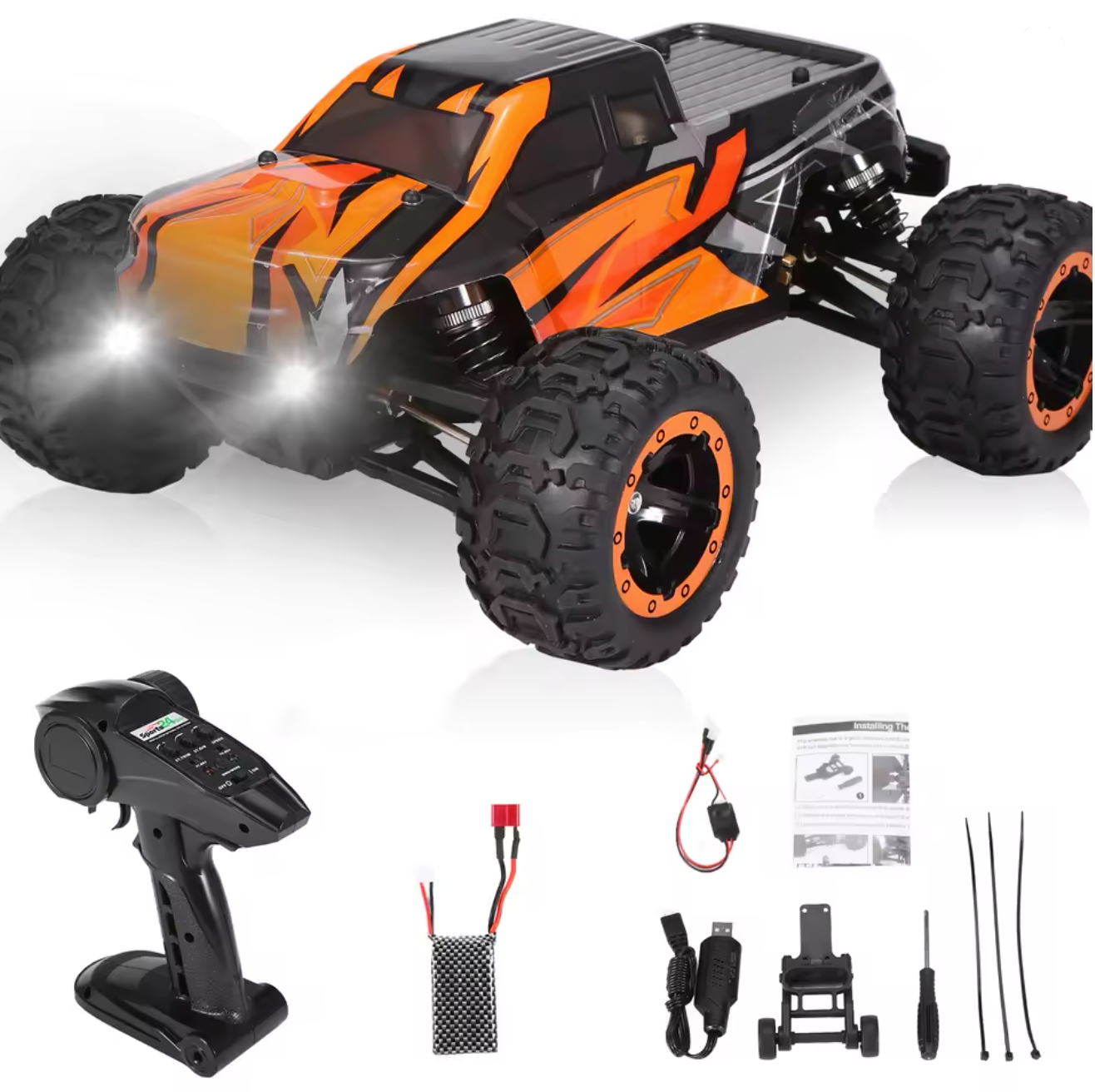 HBX 16889A Pro – 1:16 Brushless 4WD RC Monster Truck - UK Stock