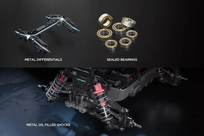 MJX Hyper Go 16209 RC Car 1:16 Off Road Brushless Basher 2S INCLUDED/3S Capable