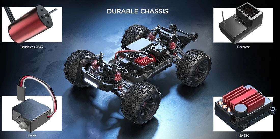 MJX Hyper Go 16210 RC Car 1:16 Off Road Brushless Truggy 2S INCLUDED/3S Capable